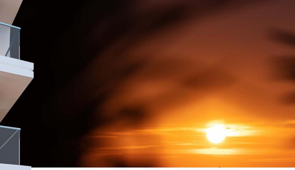 Arka – Sunset View from a Corner Balcony