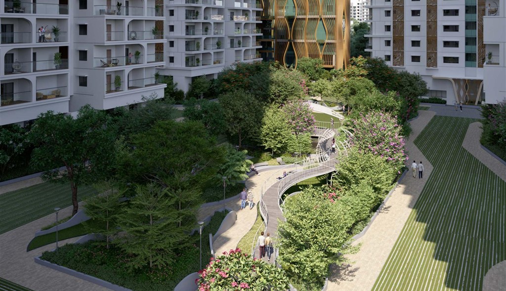 Arka – Grand Central Courtyard and Elevated Walkway