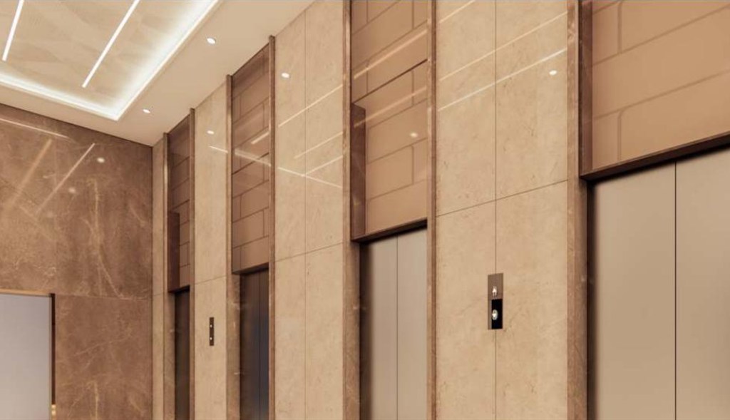 Arka – Marble-Clad Lift Lobby